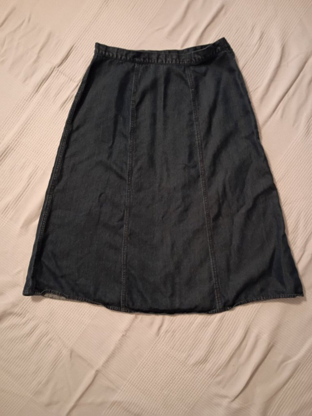 L.L. Bean Chambray Skirt